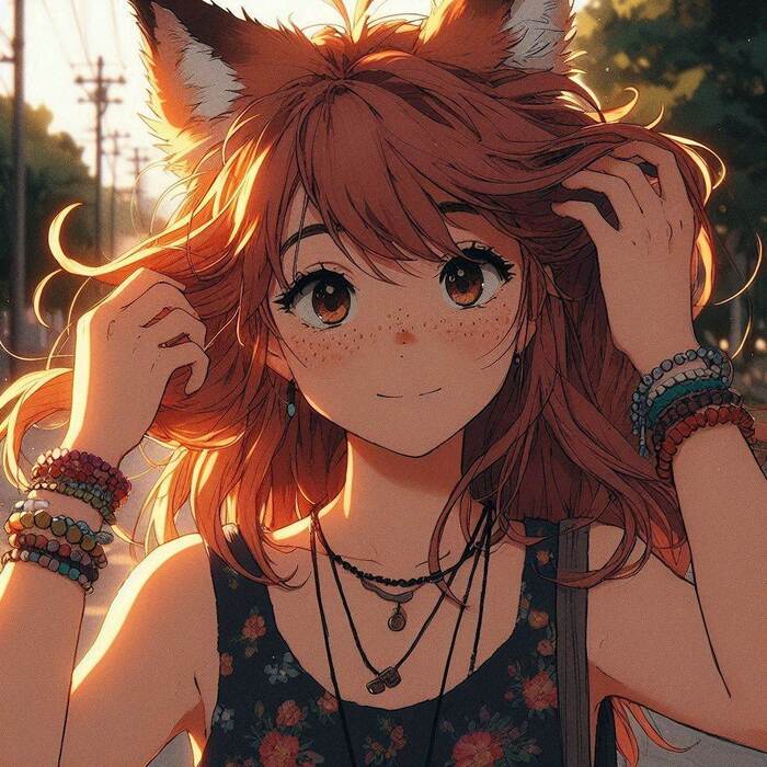 День рыжих! Аниме, Арты нейросетей, Anime Art, Нейронные сети, Арт, Девушки, Original Character, Кицунэ, Animal Ears, Хвост, Рыжие, Веснушки, Ginger & White, Длиннопост
