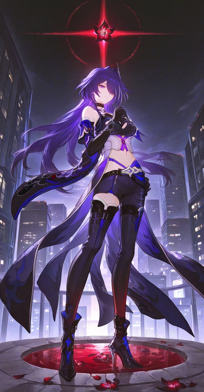  Honkai: Star Rail, Pixiv, Anime Art, ,  , Acheron (Honkai: Star Rail), 