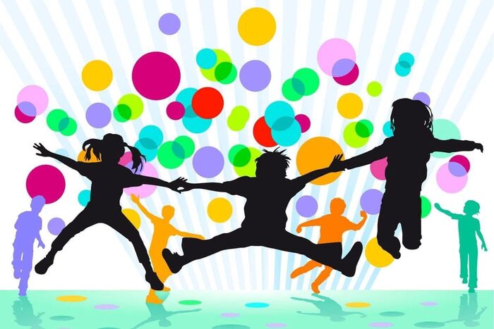 Весёлые подвижные песенки для детской дискотеки