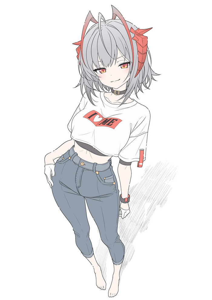 I <3 me Anime Art, , Arknights, W (Arknights), T1kosewad