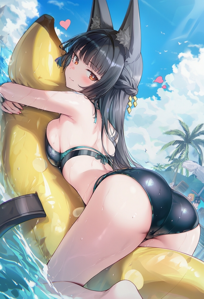 ! ... , Anime Art, Hoshimi Miyabi (zzz), Zenless Zone Zero, , ,  , Animal Ears