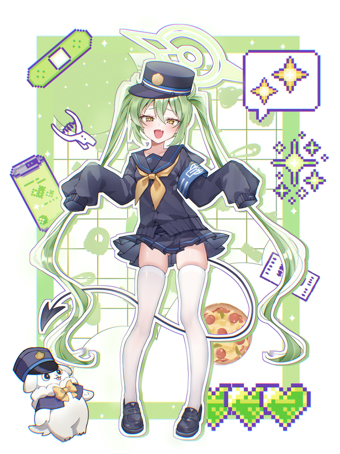     , Anime Art, Blue Archive, Tachibana Nozomi,  , 