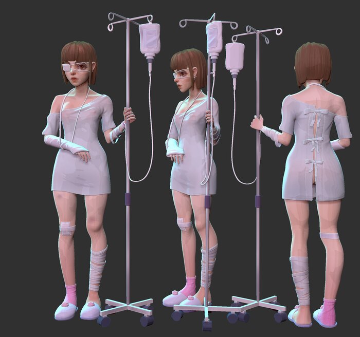   3D, 3D , Digital, 3D , , Art of Sculpture, Zbrush, Blender,  , 