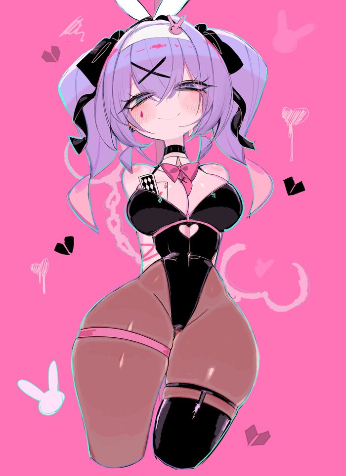   , Anime Art, Vocaloid, Hatsune Miku, Rabbit hole (vocaloid), Bunnysuit, 