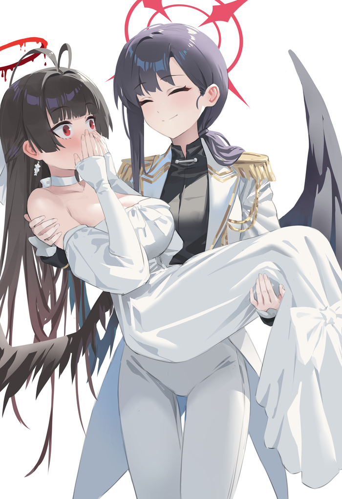    , Anime Art, Blue Archive, Ichika (Blue Archive), Kenzaki Tsurugi