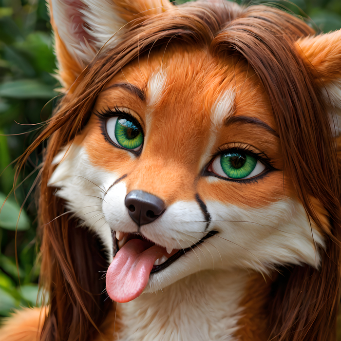    Wolfmks #1573  , , Furry Art, Furry Fox, Stable diffusion 3