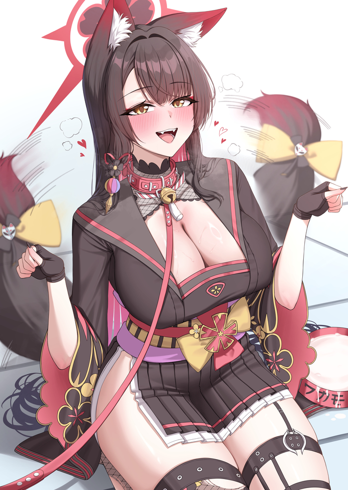   - ! ,  ! Anime Art, , Blue Archive, Kosaka Wakamo, Animal Ears, , , , 