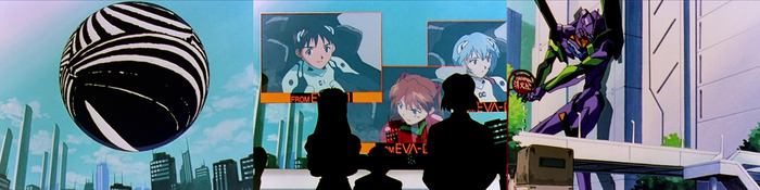 Лелиил. Перепалка Синдзи и Аски. Ева-01 выдвигается вперёд.