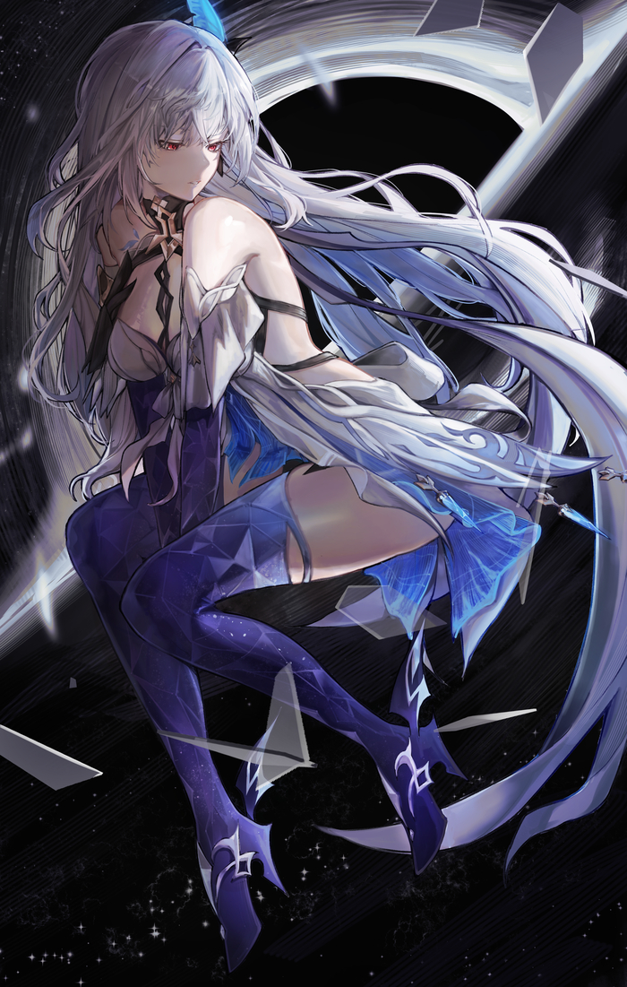  Pixiv, Genshin Impact, , Anime Art, Skirk (Genshin Impact)
