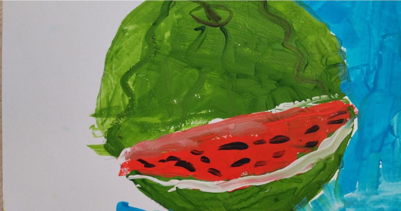 I'll add some children's drawings to your feed - My, Children's drawings, Creation, Gouache, Painting, Longpost