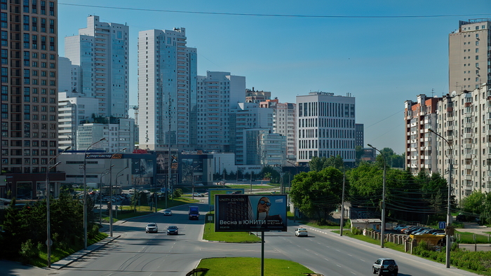 Воскресное утро в Новосибирске