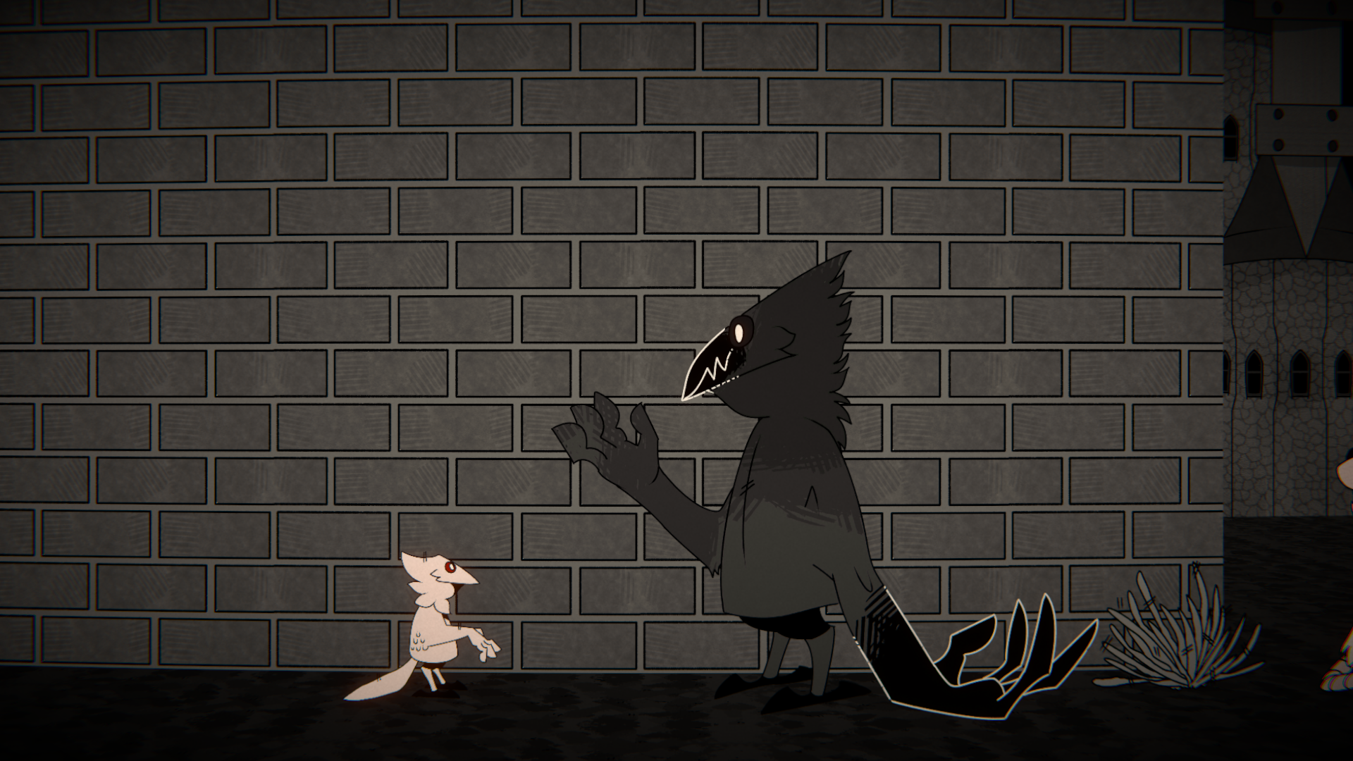 The World Where Crows Don't Fly, and Why It's So - Series PROVORON, Games, Computer games, Video game, Point and click, Quest, Indie game, Development of, Video, Longpost, GIF