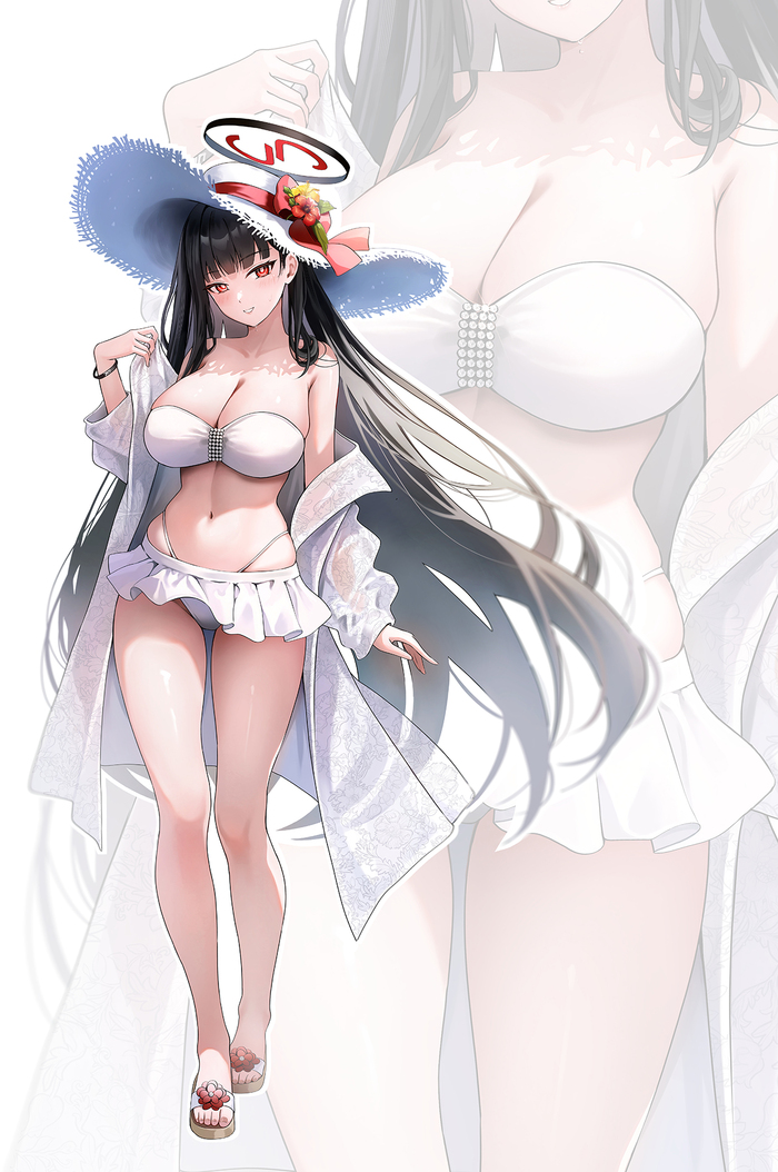 Rio Anime Art, , Blue Archive, Tsukatsuki Rio, 