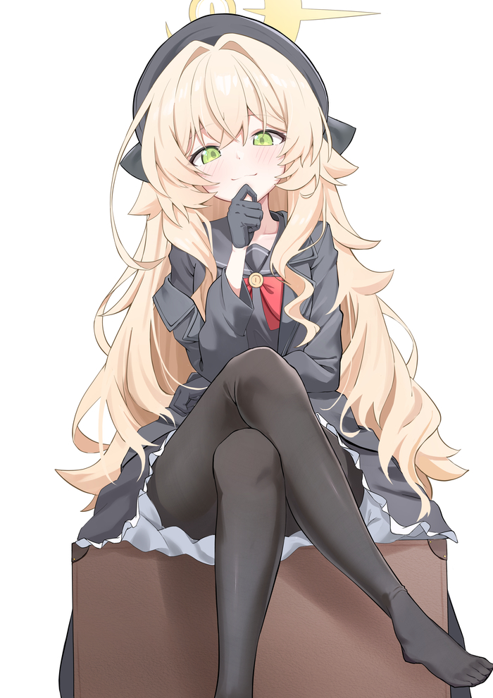 NiyaNiya , Anime Art, Loli, Blue Archive, Professor Niyaniya