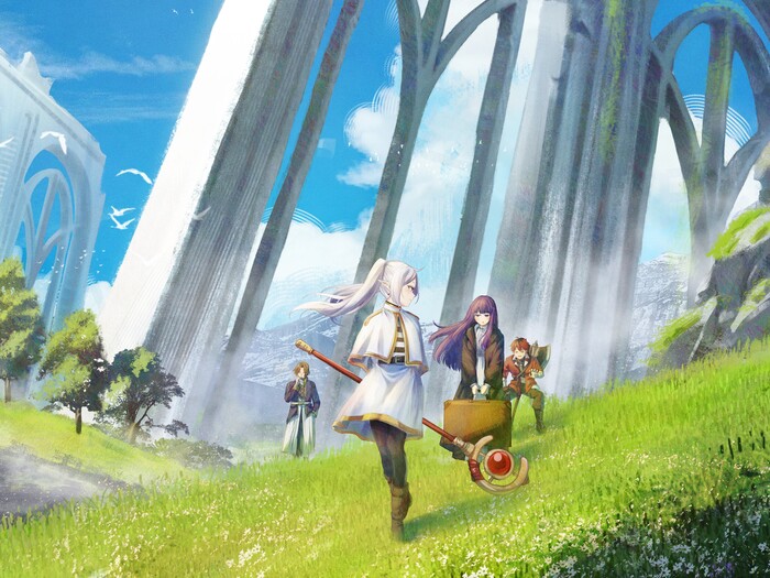     ! , Anime Art, Frieren, Fern, Stark (Sousou no Frieren), Sousou no Frieren