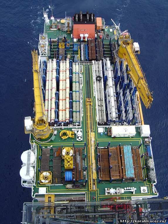 Краны судна «Chikyū»