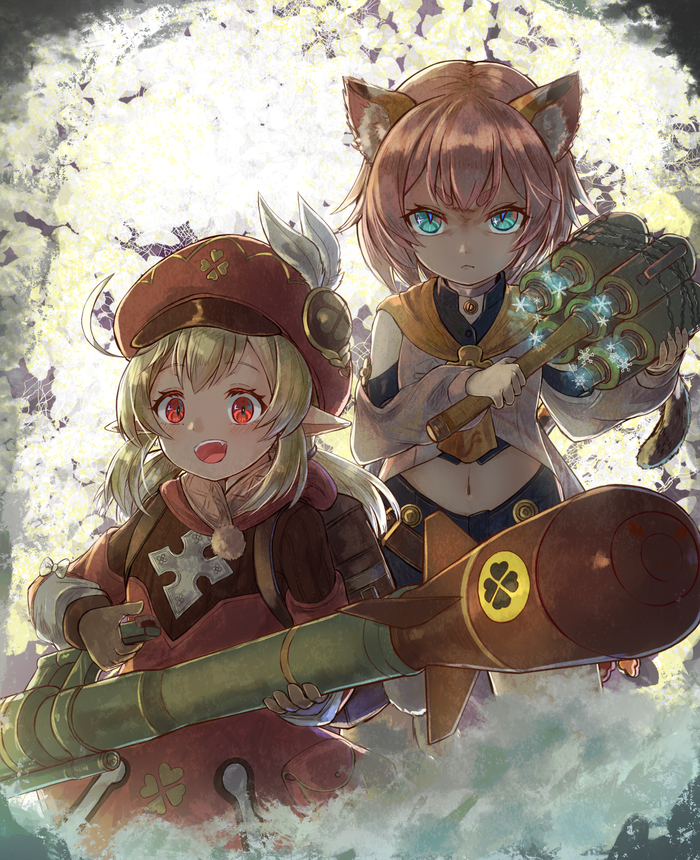      Anime Art, , Klee (Genshin Impact), Genshin Impact, Hikari niji, Diona, ,   
