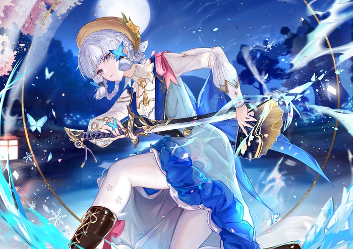 Ayaya Genshin Impact, , Anime Art, Kamisato Ayaka (Genshin Impact)