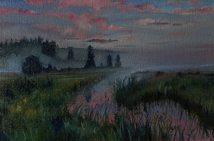 Vera Damanova �TAM GDE CHVETET TUMAN�, ����� �� ����������, �����, 30×20 cm