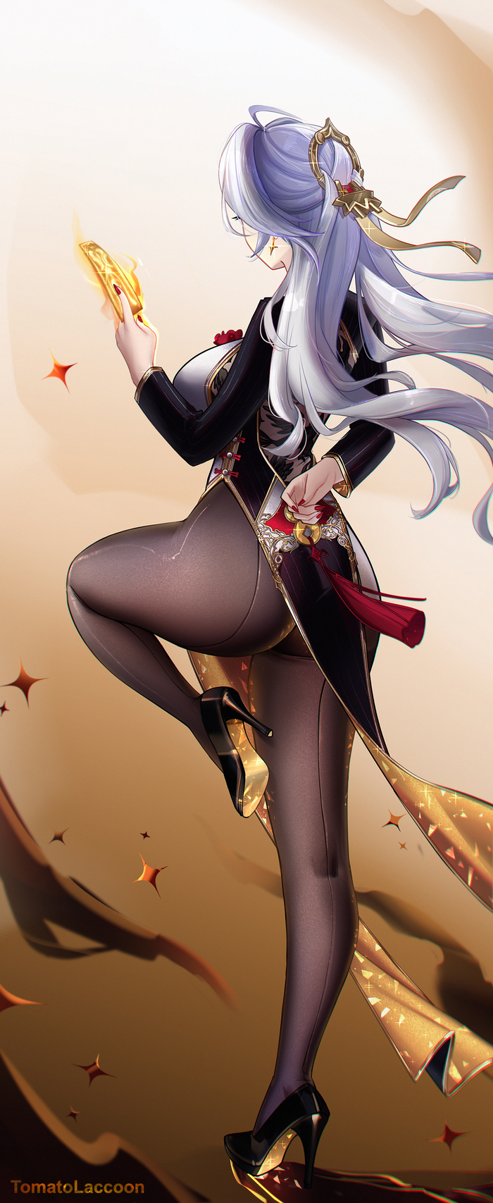 Yi Xuan Anime Art, , Zenless Zone Zero, Yi Xuan (zzz), Tomatolaccoon, 
