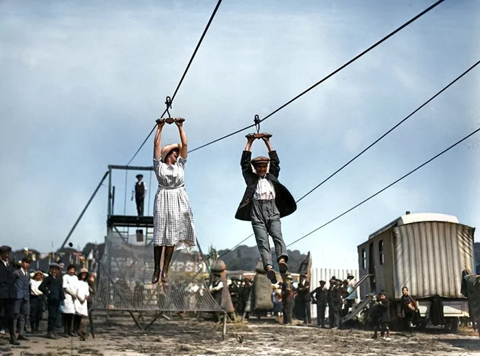 Любопытные фотографии из прошлого Великобритании. 20 раскрашенных фотографий ХХ века. Часть XIX Историческое фото, Старое фото, 20 век, Фотография, Великобритания, Англия, Лондон, Колоризация, Длиннопост