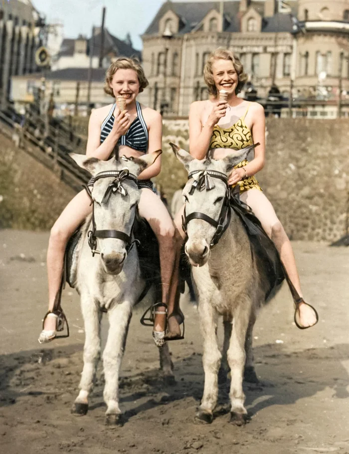 Любопытные фотографии из прошлого Великобритании. 20 раскрашенных фотографий ХХ века. Часть XIX Историческое фото, Старое фото, 20 век, Фотография, Великобритания, Англия, Лондон, Колоризация, Длиннопост