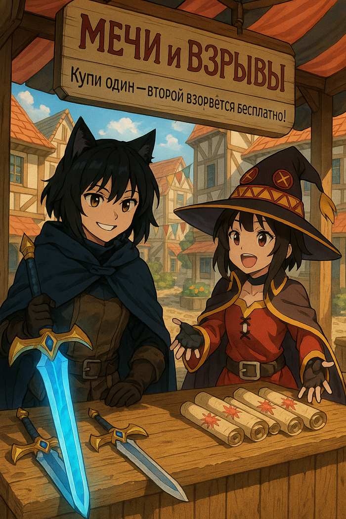     ?  , Konosuba, Megumin, Anime Art, Animal Ears, , , , ChatGPT