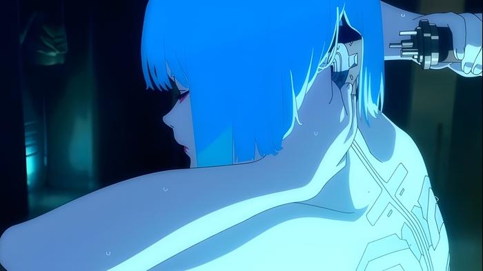 Кадр из аниме «Киберпанк: Бегущие по краю”(Cyberpunk: Edgerunners) | сериал 2022 — … | Режиссёры: Хироюки Имаиси, Юити Симодаира и др. | Страна: Япония, США