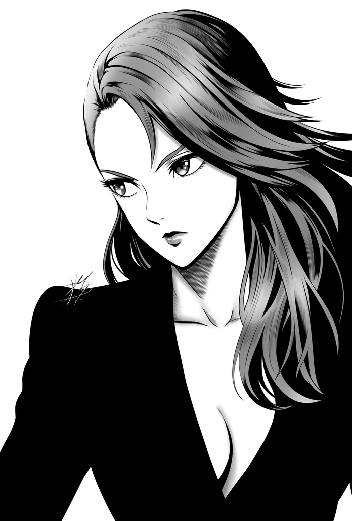 Sae Mostlybluewyatt, , , Anime Art, Persona, Persona 5, Sae Niijima, , Game Art