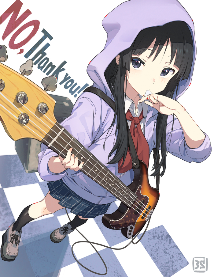 Mio Anime Art, , K-on, Akiyama Mio, Pixiv, , -