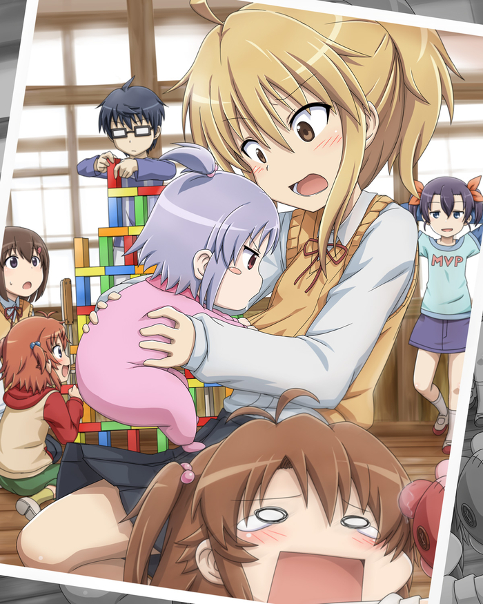 ,         ! , Anime Art, Non Non Biyori, Renge Miyauchi, Komari Koshigaya, Natsumi Koshigaya, Kagayama Kaede, Miyauchi Hikage