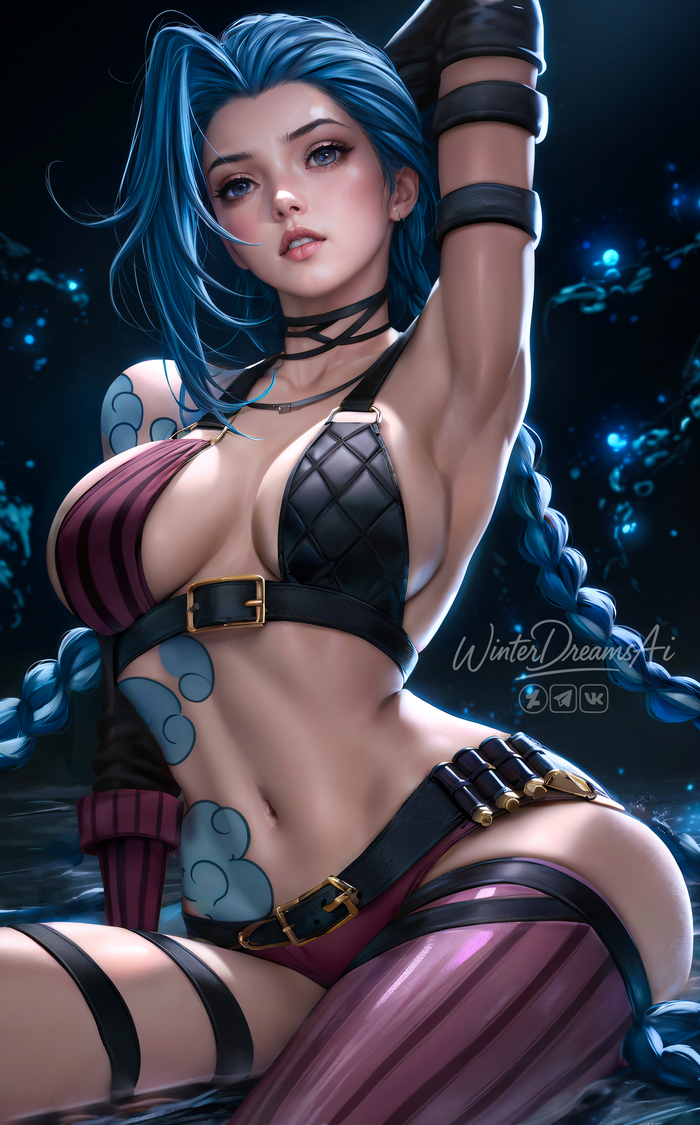 Jinx , ,  , Jinx, League of Legends,  , Game Art, 
