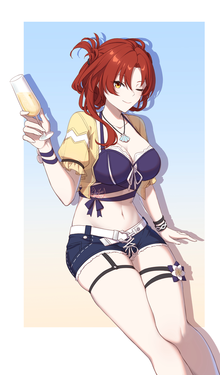  Pixiv, , Anime Art, Honkai Impact, Murata Himeko