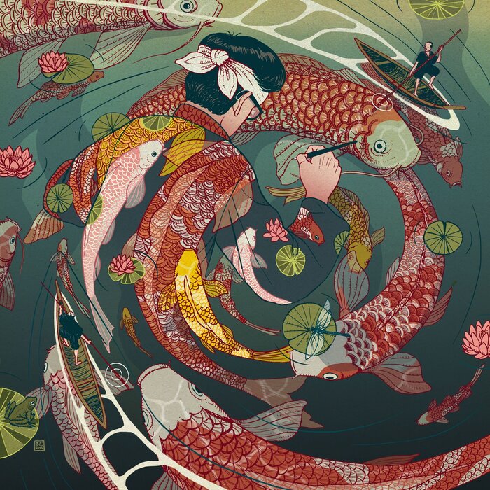 Ukiyo-e Tale ( -)  , , , , ,  
