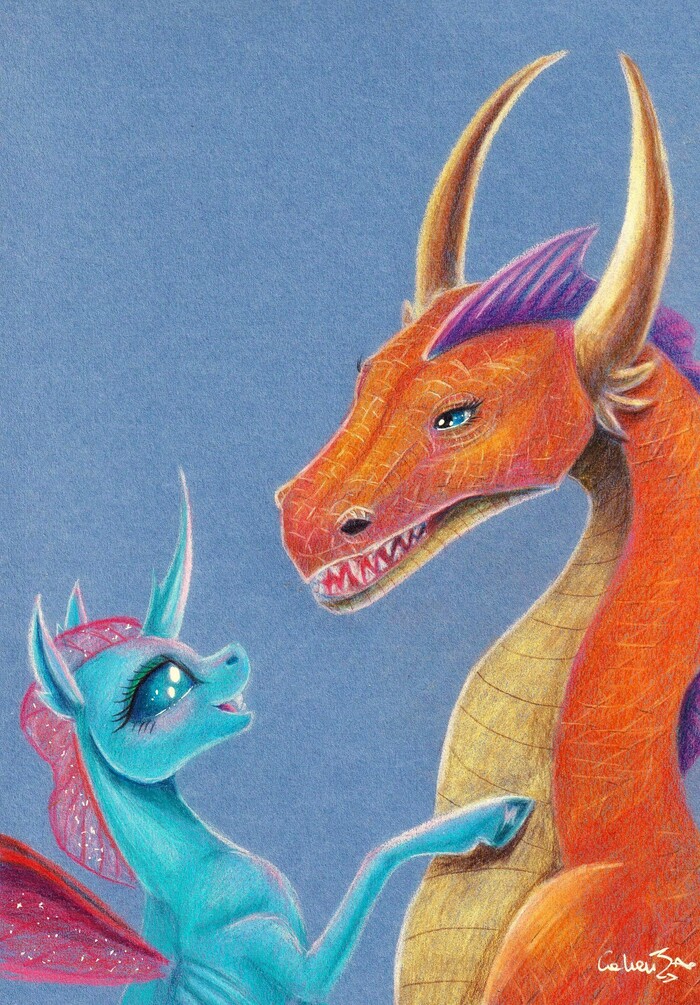     My Little Pony, Ocellus, Smolder