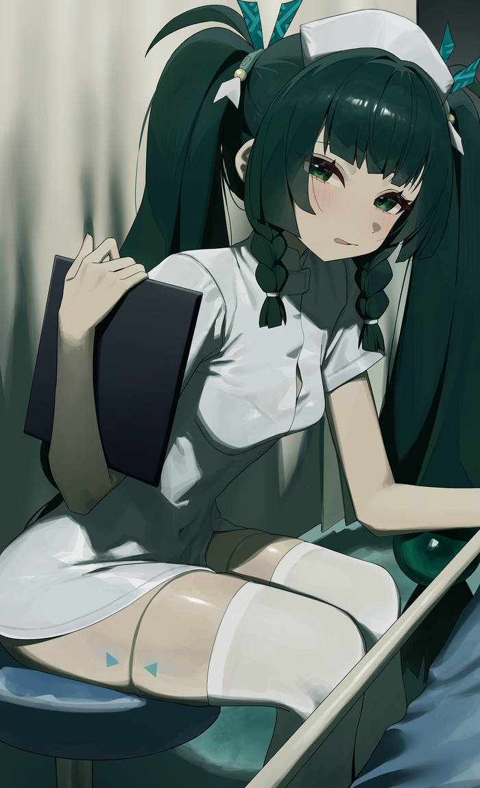 Qingyi , Anime Art, Qingyi (zzz), Zenless Zone Zero, 