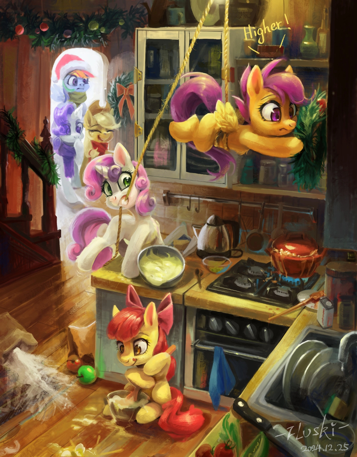   ... My Little Pony, Sweetie Belle, Applejack, Applebloom, Scootaloo, Rarity, Rainbow Dash