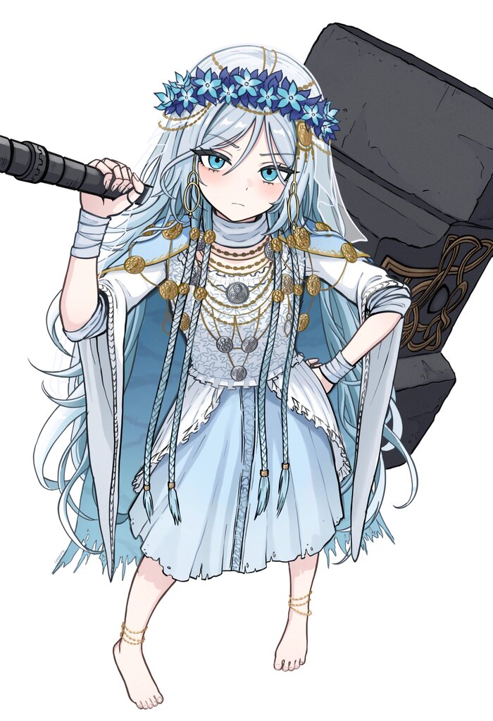   , , Anime Art, Elden Ring, Elden Ring Nightreign, Revenant (Elden Ring), Loli, Fromsoftware