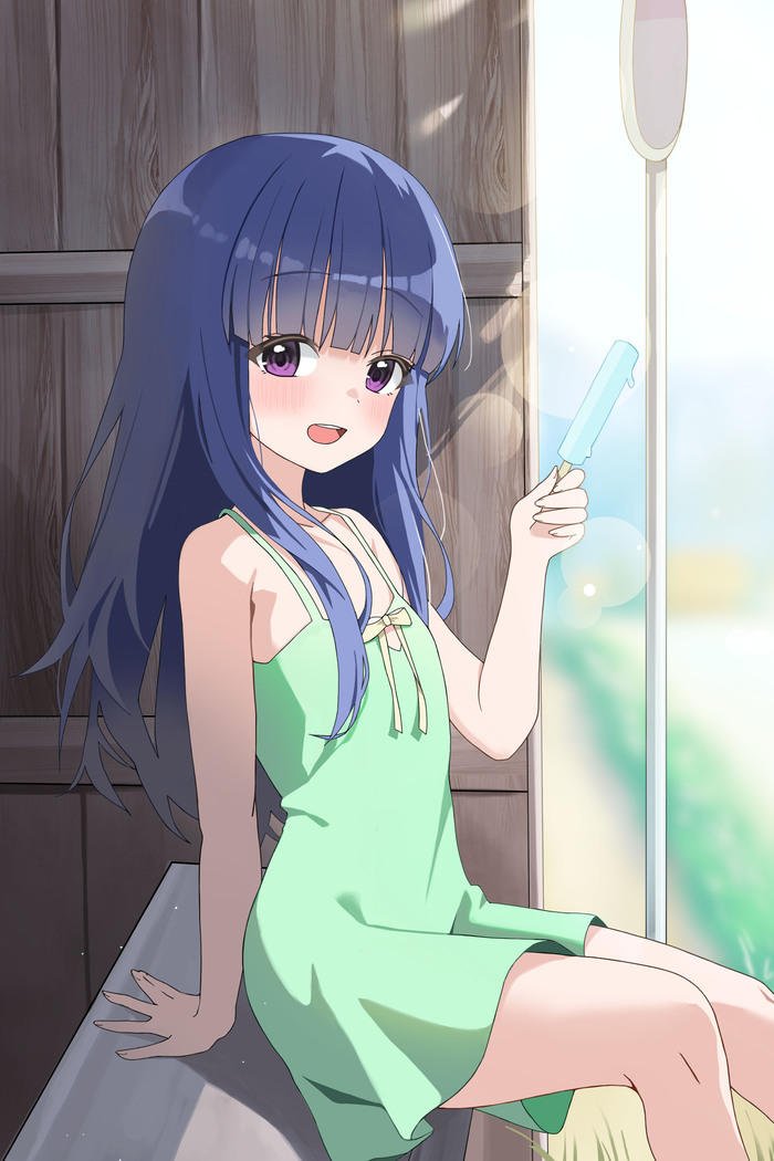 Rika Anime Art, , Higurashi no naku koro ni, Furude rika, , Pixiv