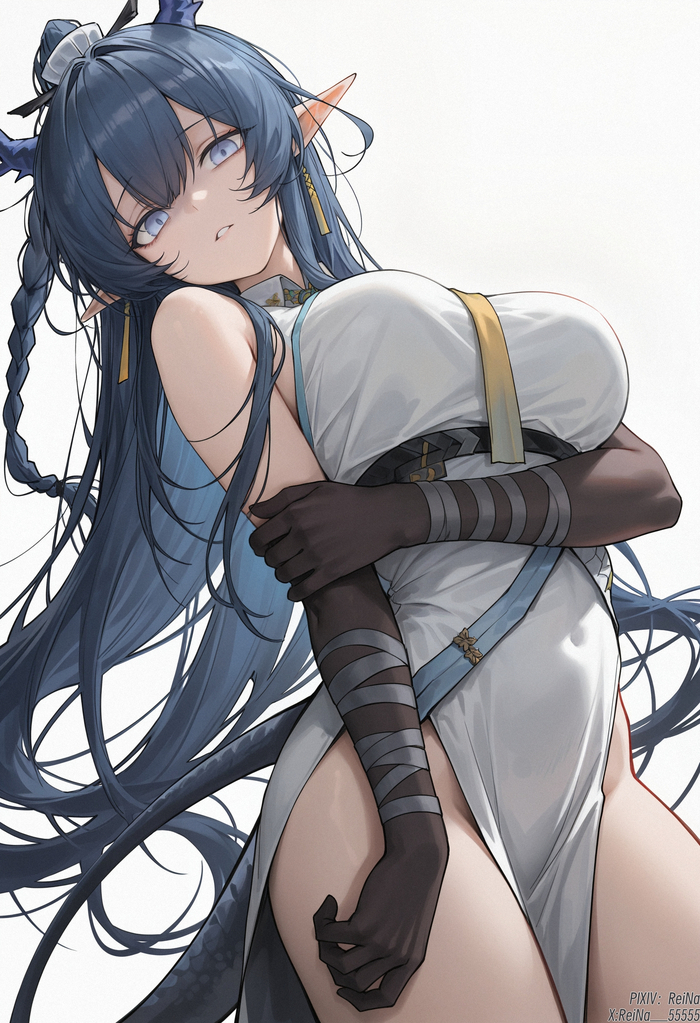 Ling , Anime Art, Animal Ears, Arknights, Ling