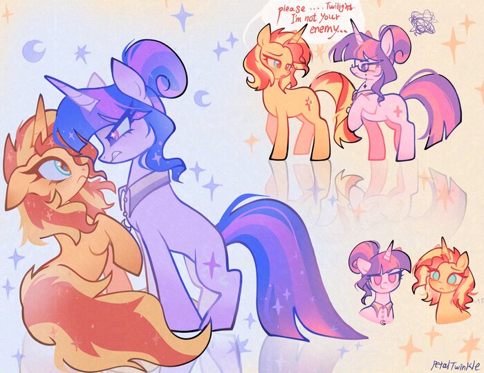    My Little Pony, , Sunset Shimmer, Twilight Sparkle