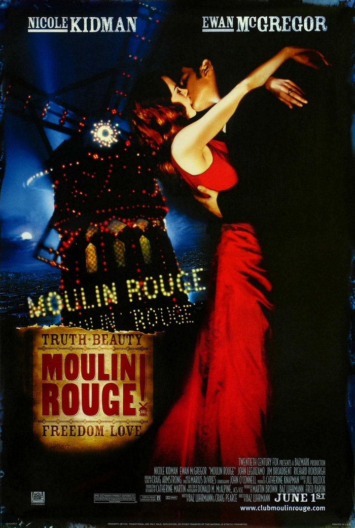    " !" (Moulin Rouge!, 2001) Moulin rouge, ,  ,  , , ,   ,   , ,  , 
