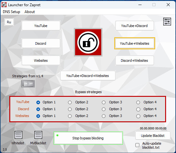 Zapret  Linux , YouTube,  RuTracker, Linux  Windows, ,  