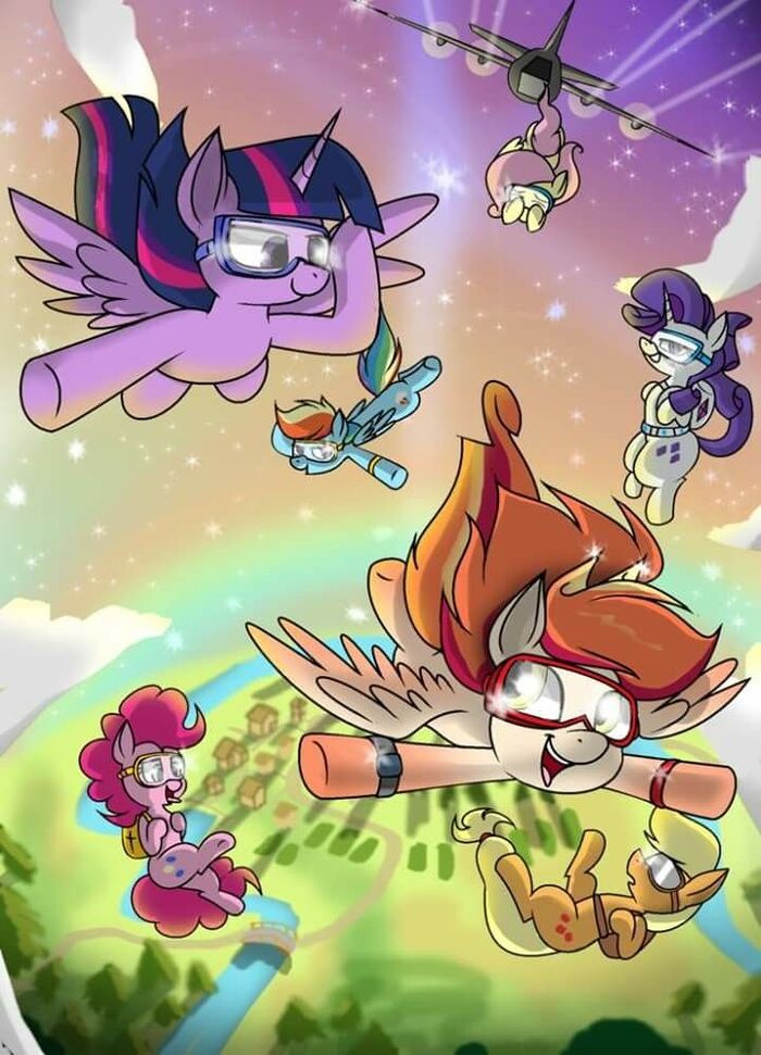    PUBG... My Little Pony, Applejack, Rarity, Rainbow Dash, Twilight Sparkle, Fluttershy, Pinkie Pie, Sunset Shimmer