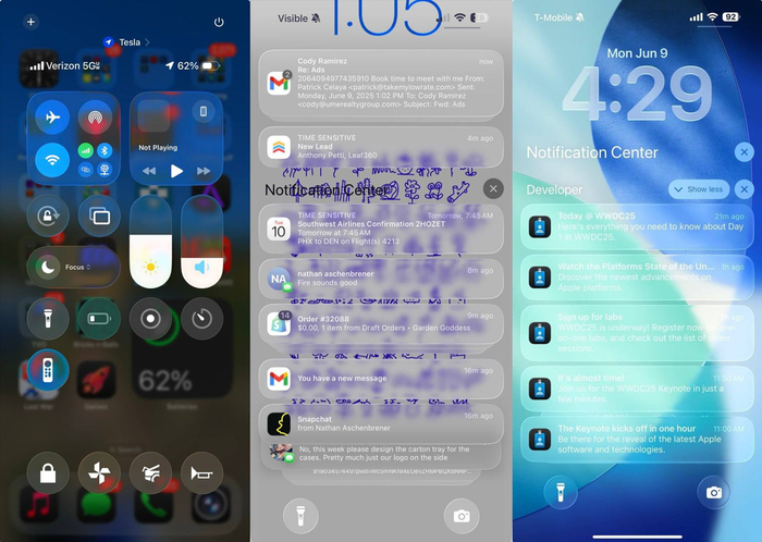 Скриншоты новой iOS 26 негодующих пользователей