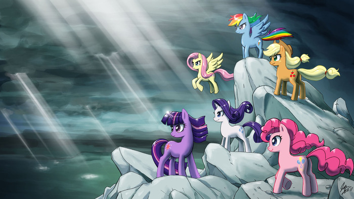   My Little Pony, Twilight Sparkle, Rarity, Fluttershy, Rainbow Dash, Applejack, Pinkie Pie, John Joseco