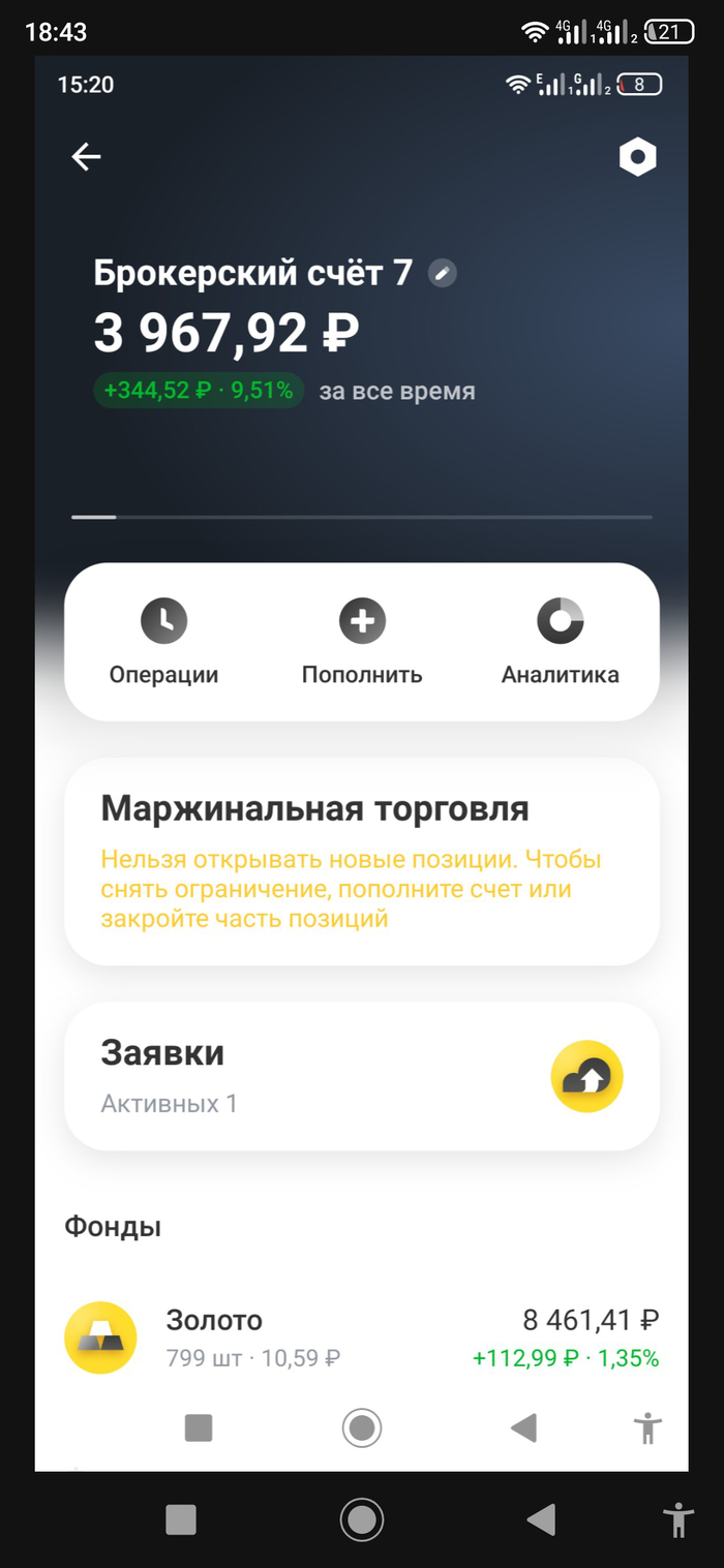 А вот реальное на тот же момент