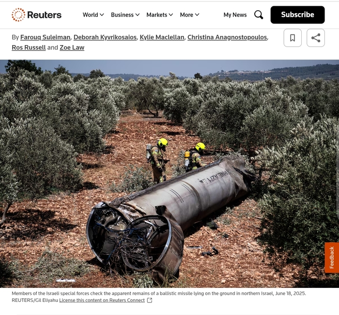 Милосердные иранские баллистические ракеты