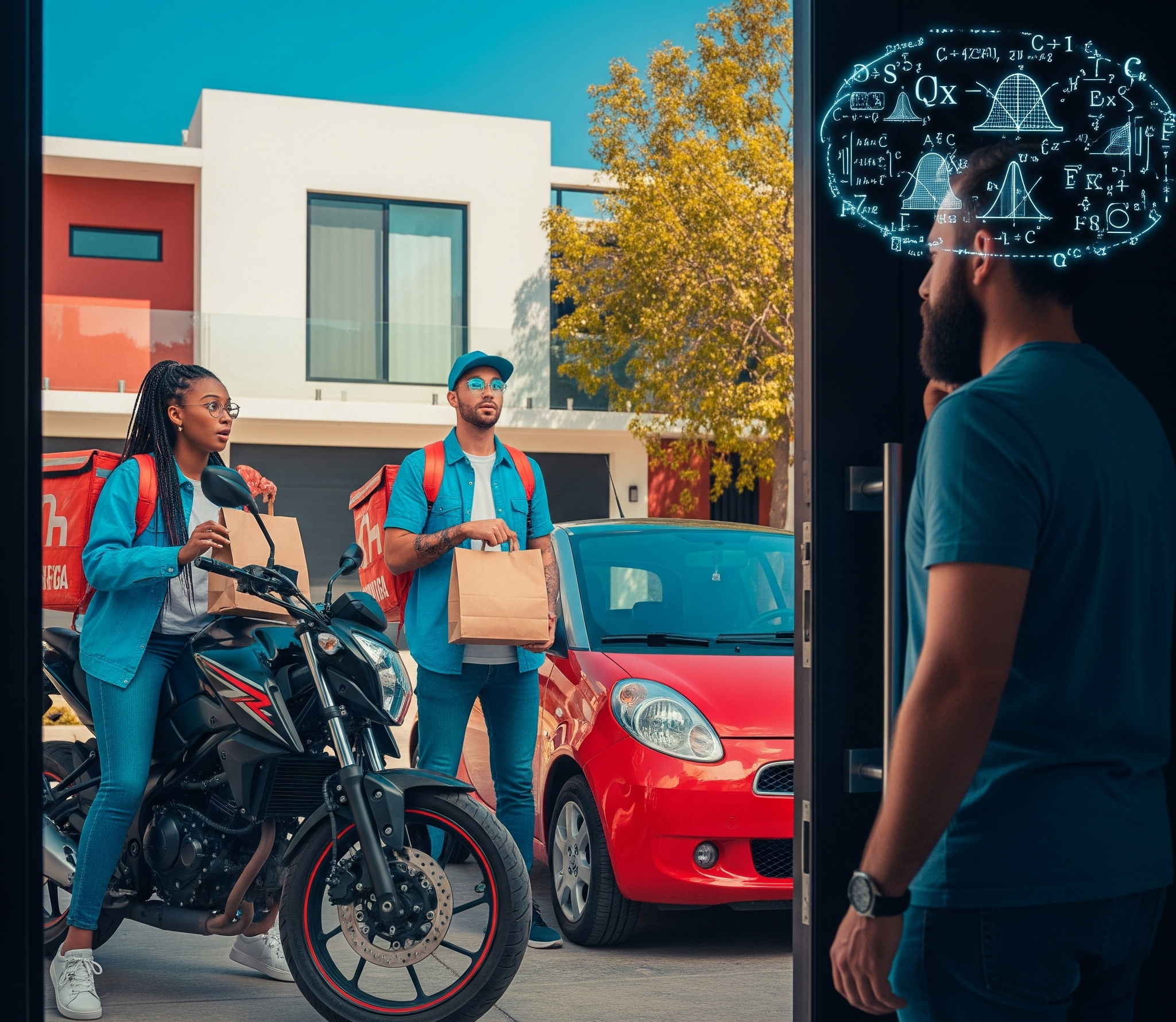 Chance 1 in 132: How I Broke the Delivery Matrix and Created a Perfect Storm for Two Couriers - Experiment, Development, Monte Carlo, Analytics, Only serious analytics, Delivery, The perfect storm, Longpost