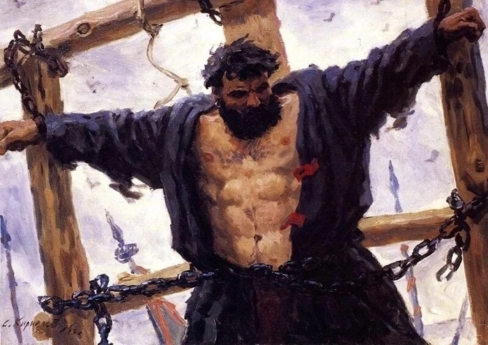 Иллюстрация: Сергей Кириллов. Этюд к картине "Степан Разин".